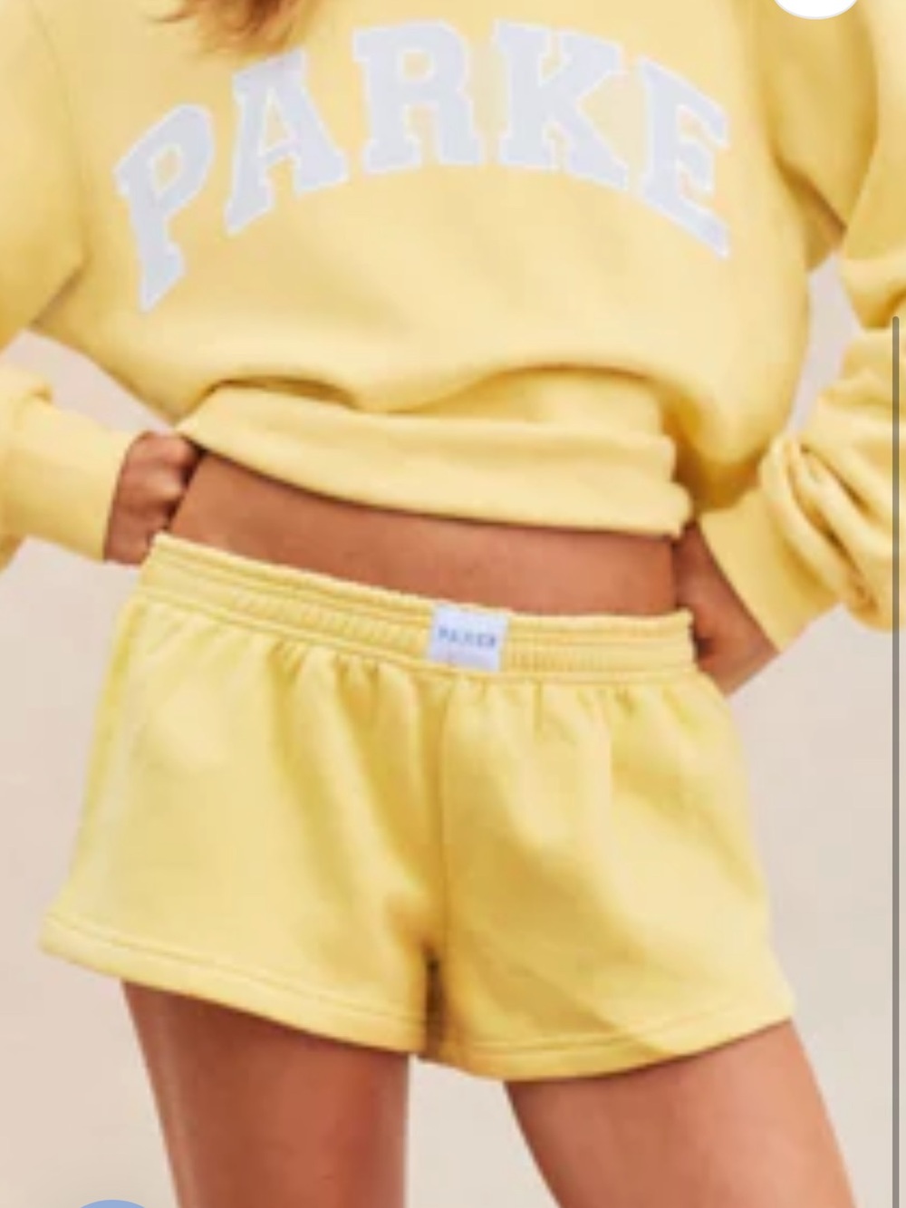 Parke Peel Boxer Sweat Lounge Shorts - Picture 2 of 4